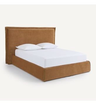 Housse pour tête de lit, en velours - AM.PM - Caramel