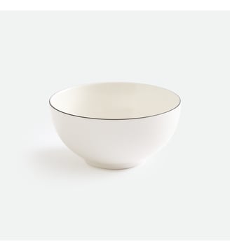 Lot de 4 bols porcelaine - La Redoute Interieurs - Blanc et noir