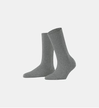Chaussettes Pour Bottes Cosy Wool Boot Laine - Falke - Gris clair melan