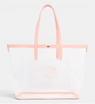 Grand sac cabas Anna réversible - Lacoste - Rose