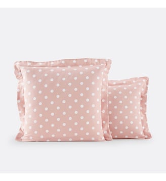 Taie d'oreiller flanelle imprimé pois La Redoute Interieurs