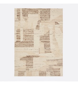 Tapis en laine tissé plat - La Redoute Interieurs - Naturel