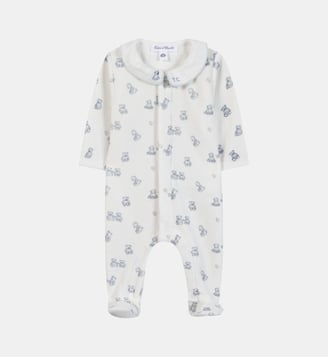Pyjama -  coton motif ourson - Tartine Et Chocolat - Écru