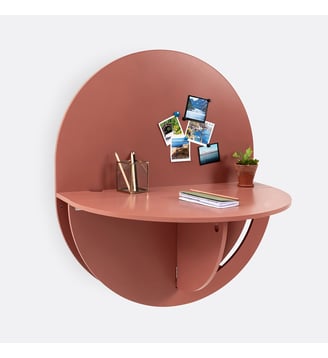 Bureau mural rabattable - La Redoute Interieurs - Terracotta