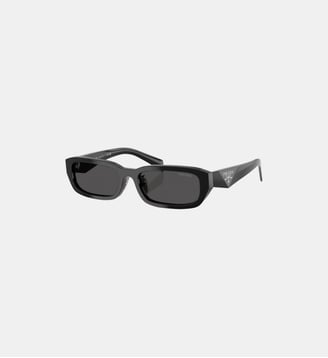 Lunettes de soleil Rectangulaire PR B06SF - Prada - Noir