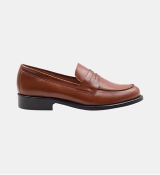 Mocassins cuir F - Jules & Jenn - Camel