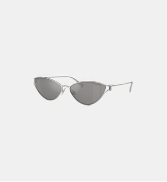 Lunettes de soleil Œil de chat TF3095 - Tiffany & Co - Argent