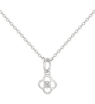 Collier Fiorenza en Argent avec diamant blanc - La Garçonne Diamant - Argent
