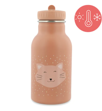 Gourde isotherme MRS. CAT - Trixie - Rose