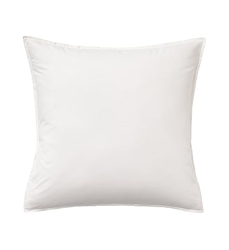 Taie d'oreiller unie en percale de coton lavée, DELICATE Essix