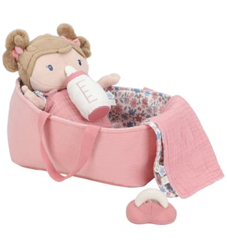 Set couffin et poupon - Little Dutch - Rose