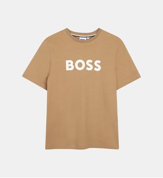 Tee-shirt manches courtes - BOSS Kidswear - Beige