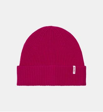 Bonnet en laine d'agneau - Billybelt - Rose