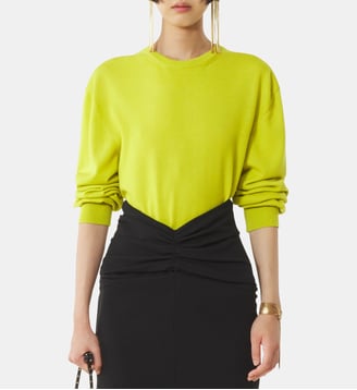 Pull Détail Gros Grain En Mérinos - Lanvin - Vert