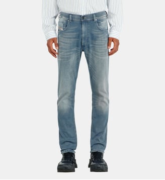 Regular Regular Waist 2032 D-Krooley-BW Joggjeans® - Diesel - Bleu clair