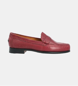Mocassin beaufort - cuir lisse - Fairmount - Rouge