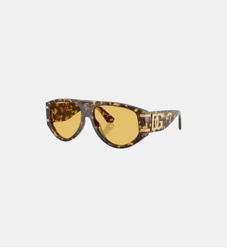 Lunettes de soleil Pilote DG4499 - Dolce & Gabbana - Jaune havana