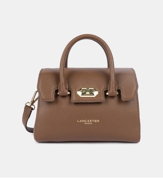 Mini sac à main Milano Cosmos en cuir - Lancaster - Châtaigne