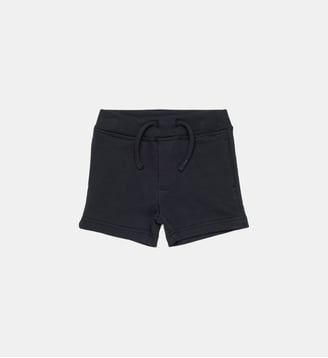 Short en molleton avec logo - Dsquared2 - Noir