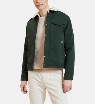 Veste coton SEILLON - Faguo - Vert foncé