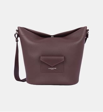 Sac seau Maya Double KBA - Lancaster - Bordeaux foncé