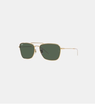 Lunettes de soleil Carré RBR0102S Caravan Reverse - Ray Ban - Or