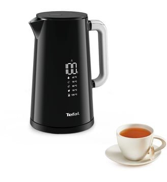 Bouilloire à température réglable KO850810 écran digital sélection temp - Tefal - Noir