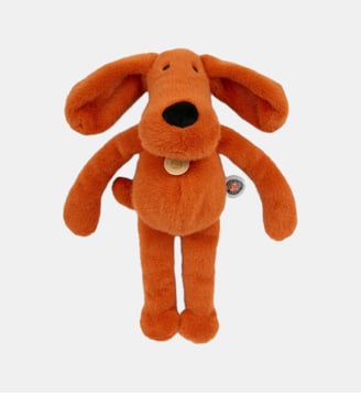 Peluche chien - Roland-Garros - Terre battue