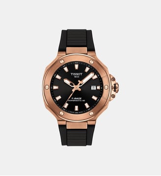 Montre automatique T-race Noir T1418073705100 - Tissot - Doré rosé