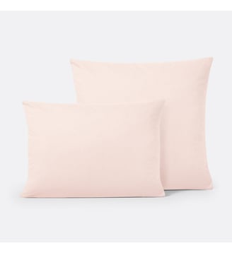 Taie d'oreiller enfant en polycoton - La Redoute Interieurs - Rose nacré