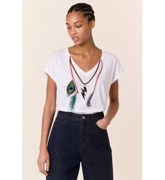 Tshirt Tonton Fea - Leon & Harper - White