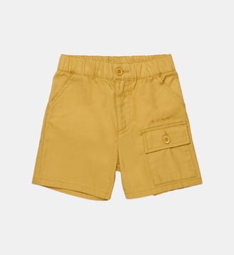 Short cargo avec logo - Marni - Jaune moutarde