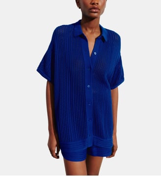 Chemise manches courtes pointelle - Bompard - Atlantique