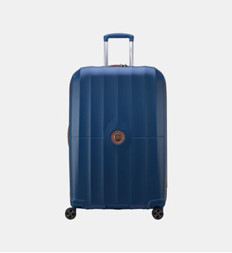 Valise rigide 4R 77 cm - Delsey Paris - Bleu foncé