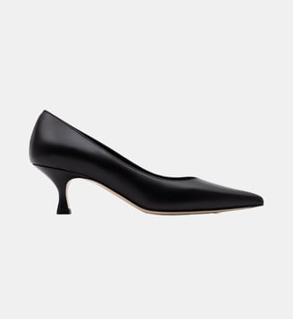 Roma - Escarpins En Cuir Veau Lisse Noir - Parallèle - Noir