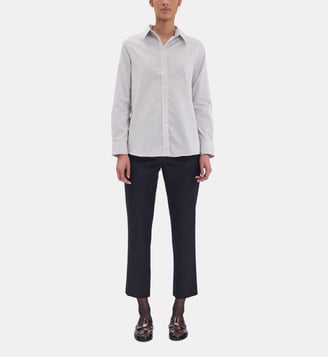 Chemise Martin rayée - Ines de la Fressange Paris - Beige et bleu