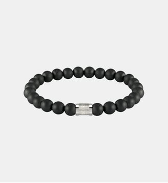 BEADS FOR HIM ACIER ET NOIRPCE. - BOSS - Noir