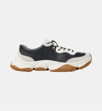 Baskets Karst 2 cuir - Camper - Blanc et noir