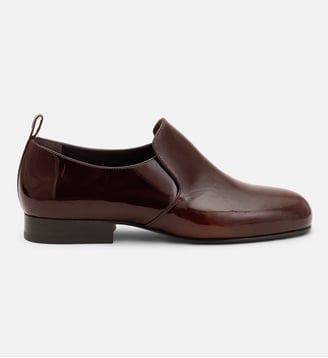 Souliers plats en cuir de veau - AMI Paris - Marron