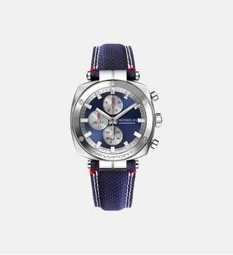 Montre Newport Bleu 35664AP25 - Herbelin - Argenté