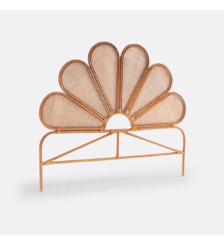 Tête de lit en coton armuré H110 cm - La Redoute Interieurs - Miel
