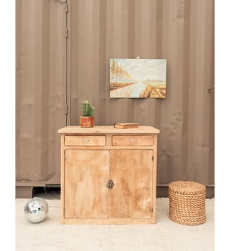 Buffet parisien en bois Gilbert N°1917- Produit chiné - Debongout - Bois clair
