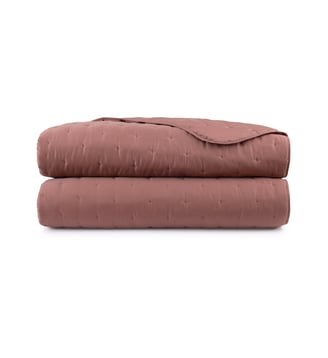 Couvre lit en satin - Yves Delorme - Santal