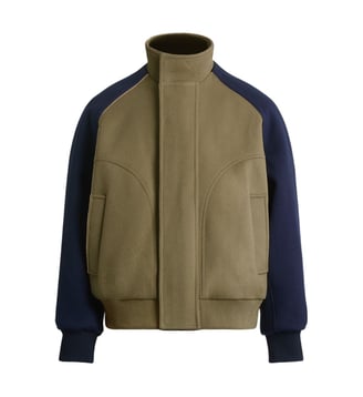 Bomber Balmain Vintage brodé - Balmain - Kaki