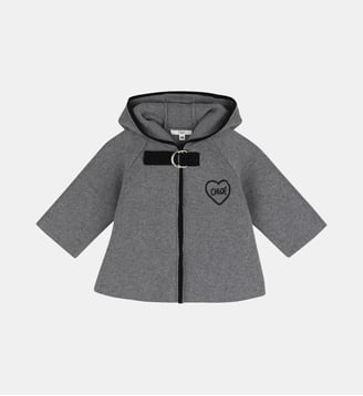 Cape à capuche - Chloe Kids - Gris chine