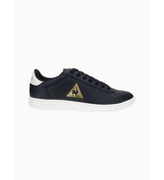 Sneakers en cuir Prestance - Le Coq Sportif - Optical white et gold