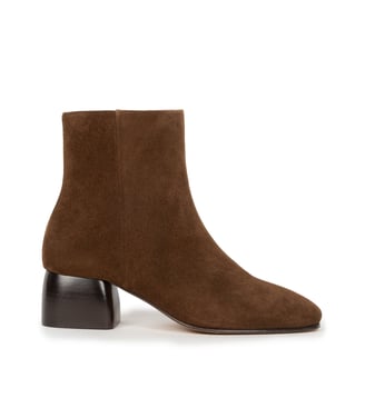 Bottines à Talons Janis Cuir Suédé - Bobbies - Brun rockies