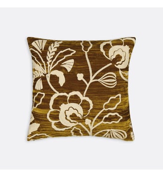 Housse de coussin panne de velours - La Redoute Interieurs - Olive