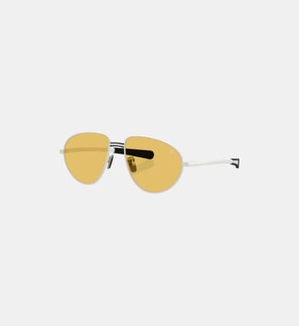 Lunettes de soleil Pilote VIZLA - Moncler - Argent mat