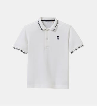 Polo en maille piquée  - Coton biologique - Cyrillus - Blanc